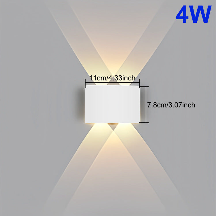 Outdoor LED Telescope Wall Lamp – Waterproof White & Warm Lighting