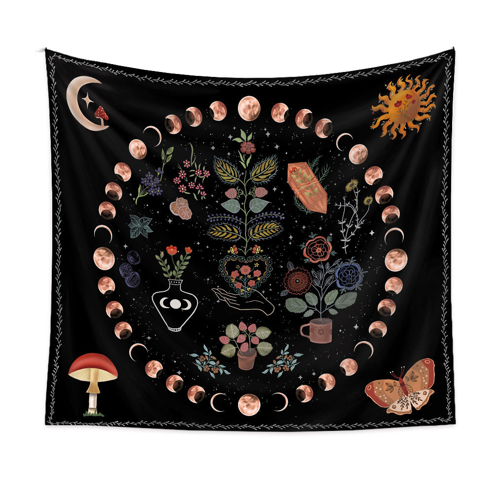 Home Fashion Bohemian Tapestry – Artistic Animal Print Wall Hanging