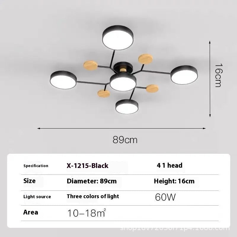 Modern Minimalist LED Ceiling Lamp – Creative Living Room Lighting