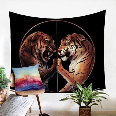 Plush Home Decor Background Tapestry Tarpaulin – Versatile Polyester Wall Hanging