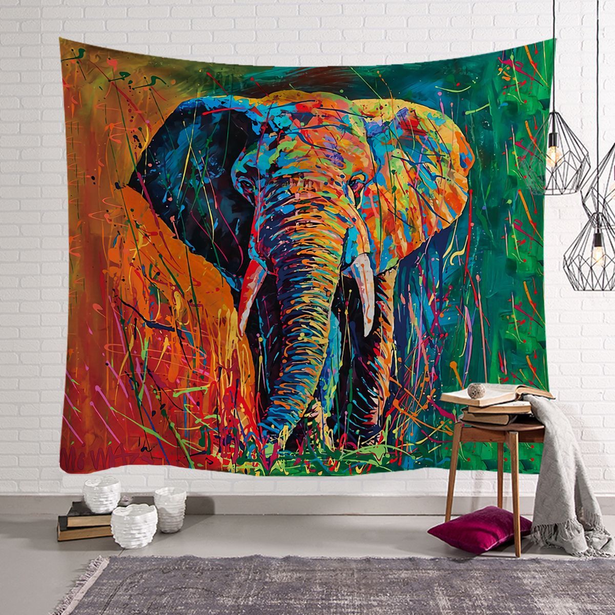 Boho Wall Tapestry – Multiple Colors & Sizes Decorative Hanging