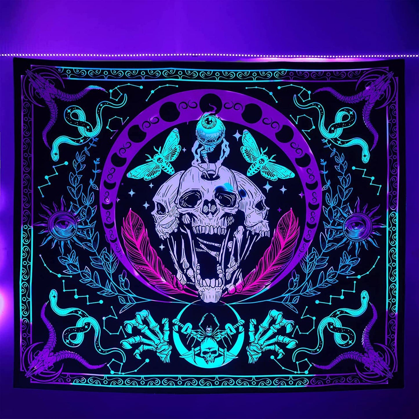 Dorm Wall Decor Tapestry – Geometric Abstract Room Backdrop