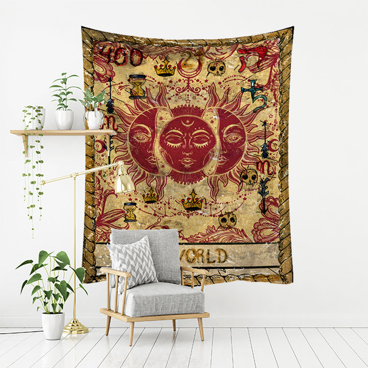 Psychedelic Tarot Series Tapestry – Mystical Home Decor Wall Hanging