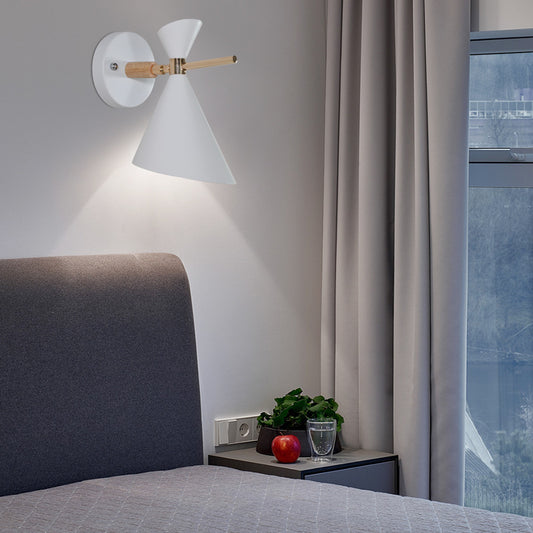 Modern Simplicity Iron Wall Lamp – Multi-Color Options for Home and Hotel