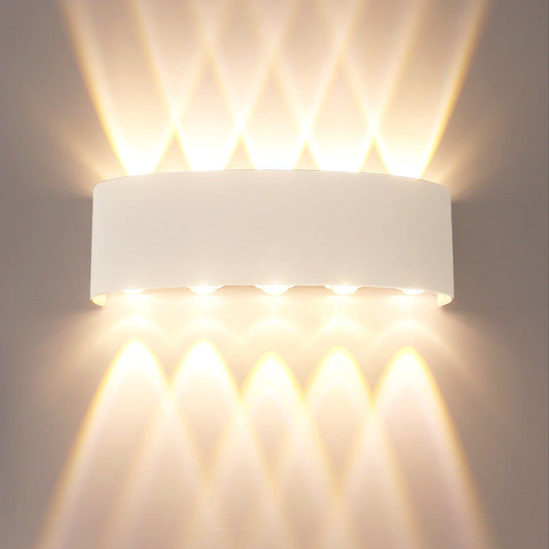 Outdoor LED Telescope Wall Lamp – Waterproof White & Warm Lighting