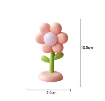 Creative Flower-Shaped Bedside DIY Night Light – Built-in Battery Table Lamp