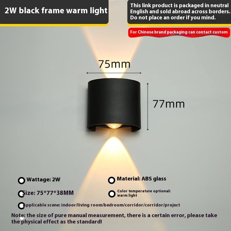 LED Wall Lamp Outdoor – Waterproof IP65 Warm Light for Garden, Villa & Hotel
