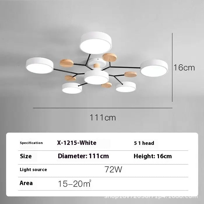 Modern Minimalist LED Ceiling Lamp – Creative Living Room Lighting