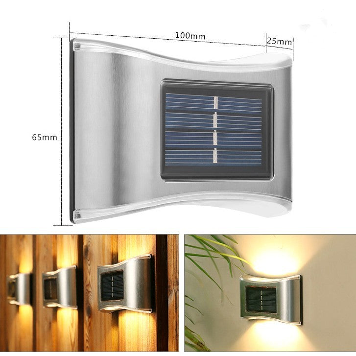 Solar Small Night Outdoor Garden Wall Light – Decorative LED Courtyard Lamp