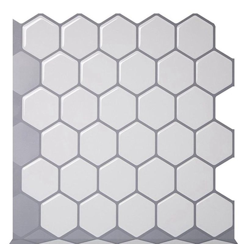 Hexagonal Mirror Crystal Wall Sticker
