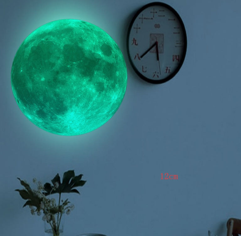 Wall stickers Luminous Moon PVC stickers Light stickers Fluorescent stickers YQ Series Luminous stickers Moon