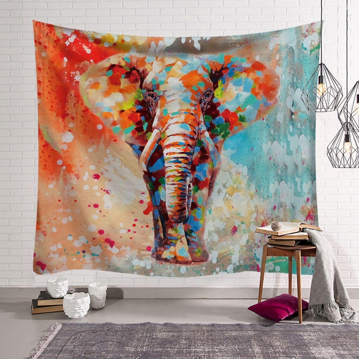 Boho Wall Tapestry – Multiple Colors & Sizes Decorative Hanging