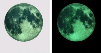 Wall stickers Luminous Moon PVC stickers Light stickers Fluorescent stickers YQ Series Luminous stickers Moon