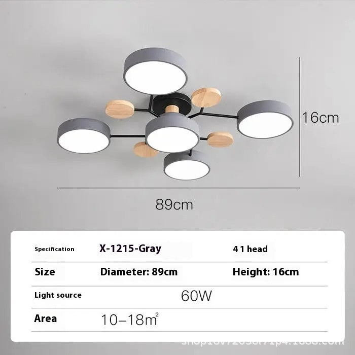 Modern Minimalist LED Ceiling Lamp – Creative Living Room Lighting