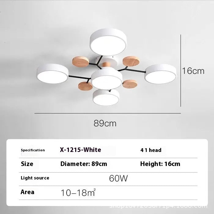 Modern Minimalist LED Ceiling Lamp – Creative Living Room Lighting