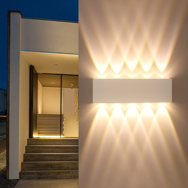 Outdoor LED Telescope Wall Lamp – Waterproof White & Warm Lighting