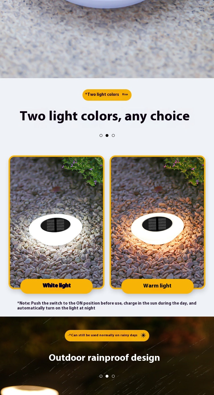 5W Solar Lawn Lamp – Outdoor Rainproof Courtyard Light