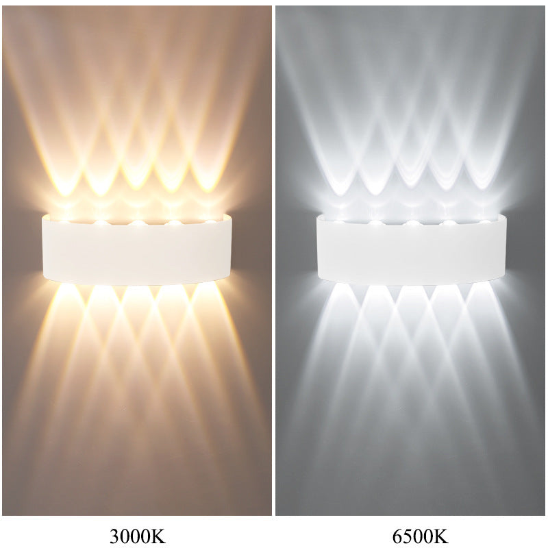 Outdoor LED Telescope Wall Lamp – Waterproof White & Warm Lighting