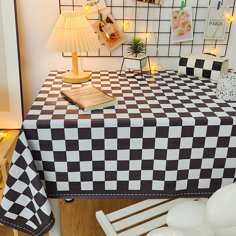 Waterproof And Oil-proof Tablecloth Coffee Table Mats Student Desk Decorative Cloth