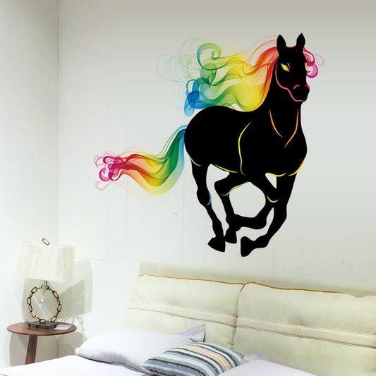 Color Horse Wall Sticker Pvc
