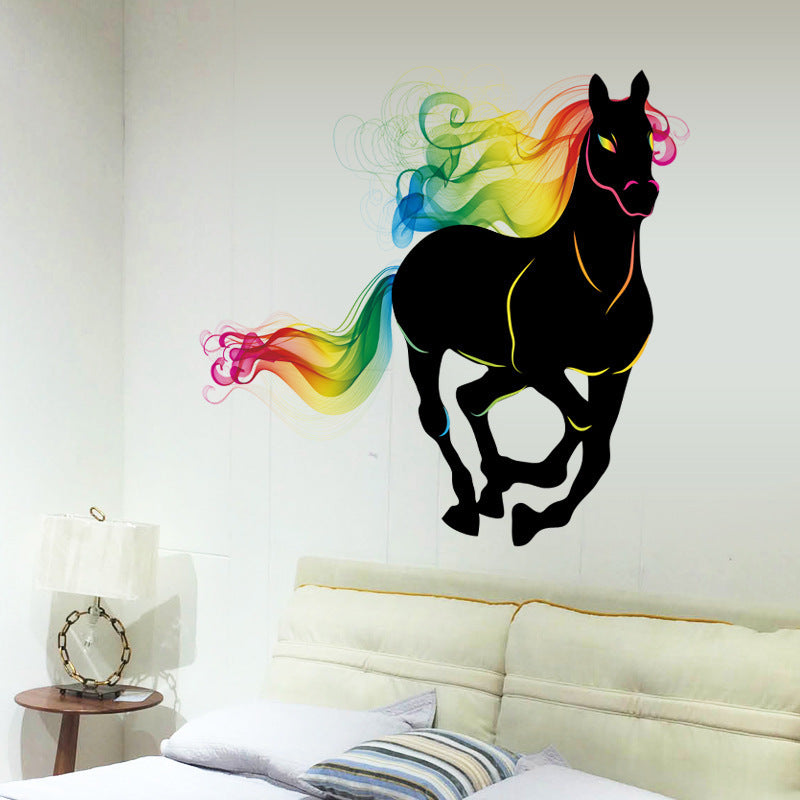 Color Horse Wall Sticker Pvc