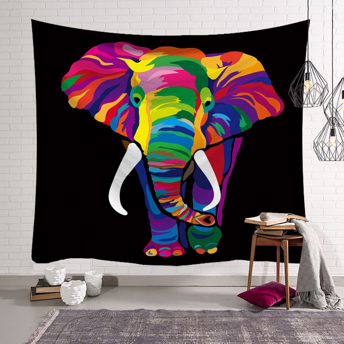 Boho Wall Tapestry – Multiple Colors & Sizes Decorative Hanging
