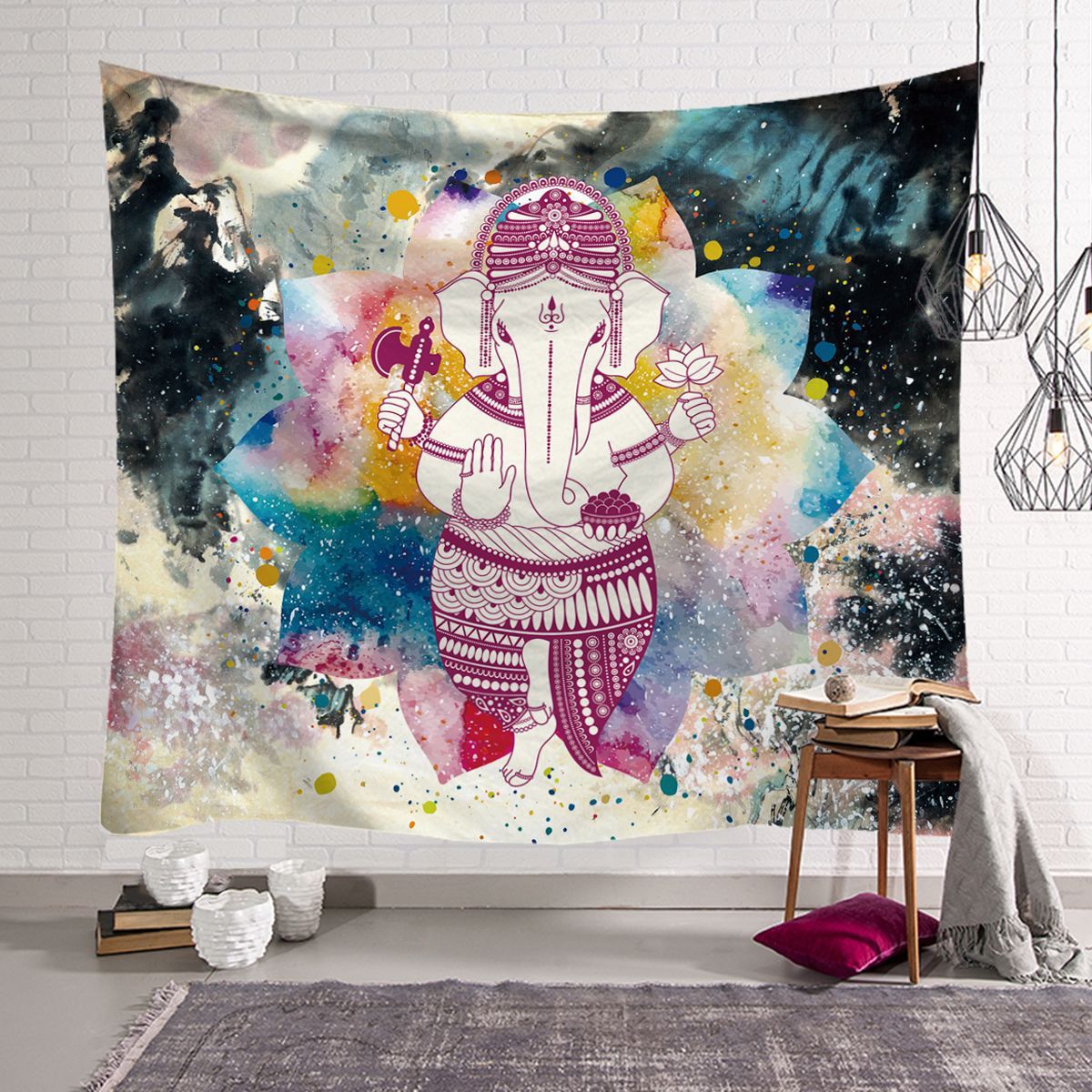 Boho Wall Tapestry – Multiple Colors & Sizes Decorative Hanging