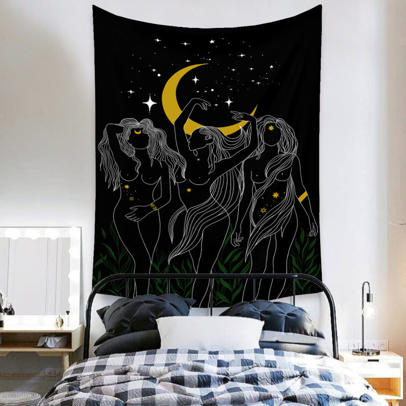 Bohemian Tapestry Wall Hanging – Artistic Decorative Cloth for Room & Home Decor