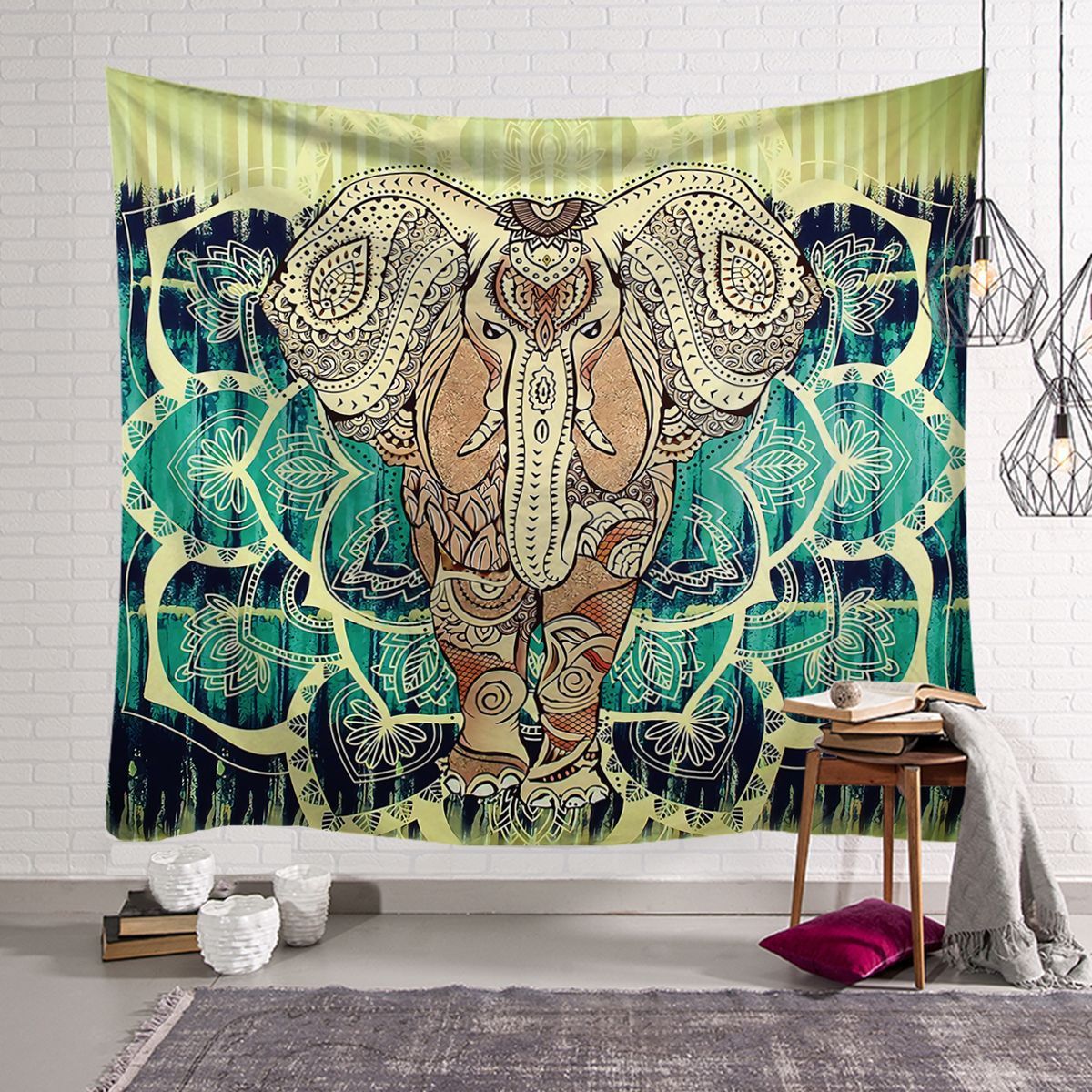 Boho Wall Tapestry – Multiple Colors & Sizes Decorative Hanging