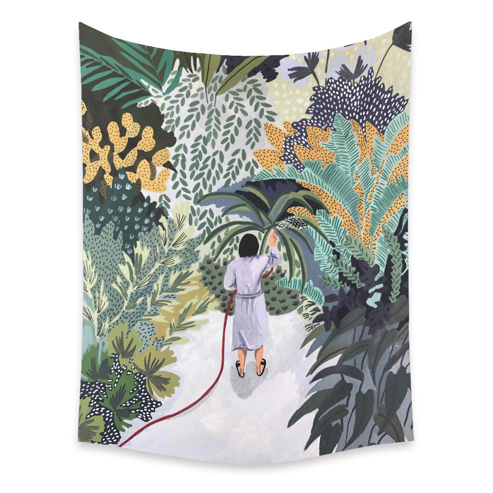Bedroom Wall Decor Fabric Tapestry – Modern Character Design