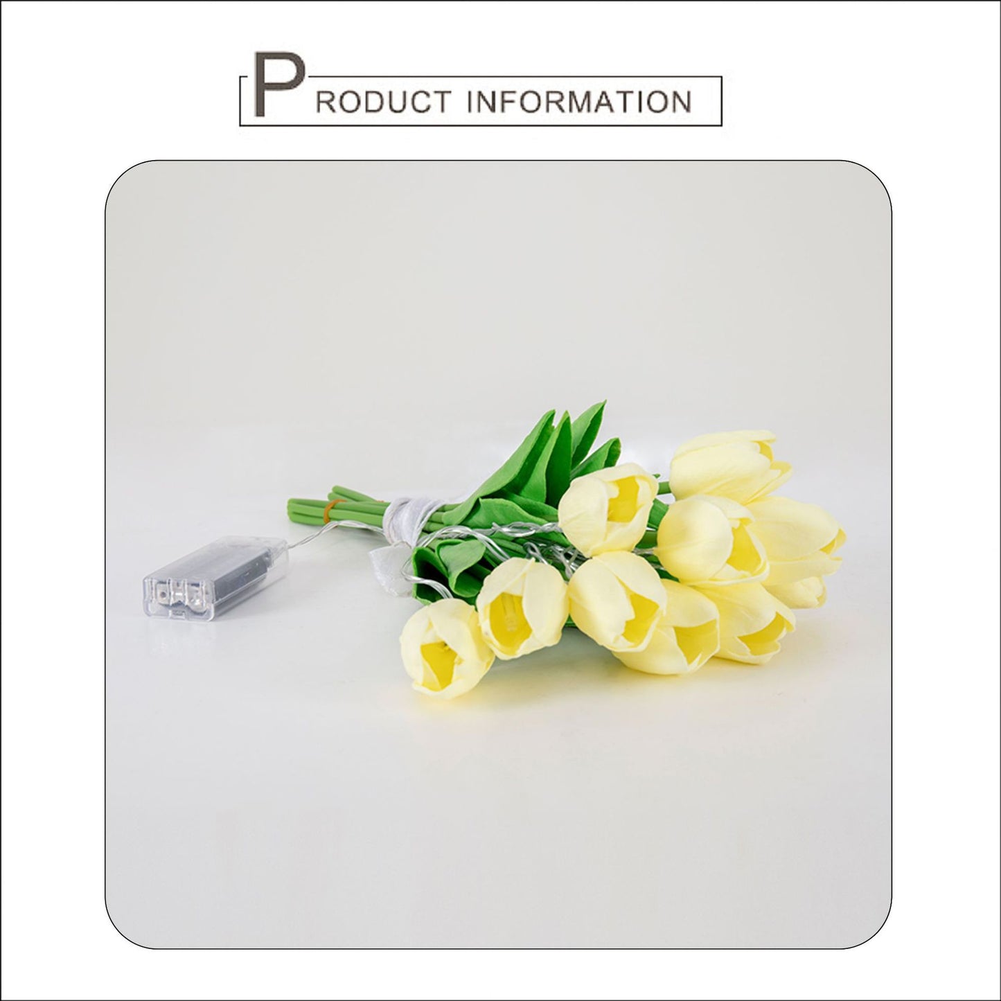LED Tulip Lighting Chain – Simulation Bouquet 5,10&15 Flowers Bundle