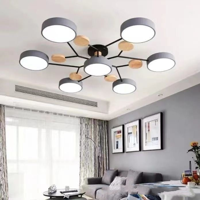 Modern Minimalist LED Ceiling Lamp – Creative Living Room Lighting