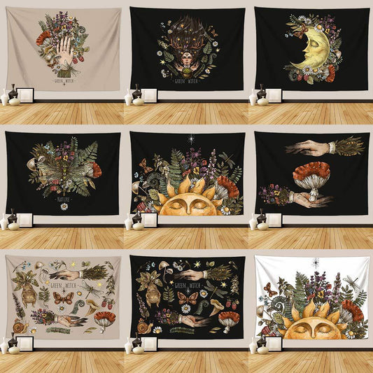 Digital Print Tapestry – Modern Wall Hanging Fabric for Home Decor