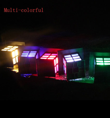 Solar Square Lawn Light – Energy-Efficient Waterproof LED Garden Lamp