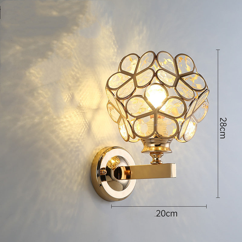 Light Luxury Crystal Lamp – Nordic Style with Stainless Steel Body