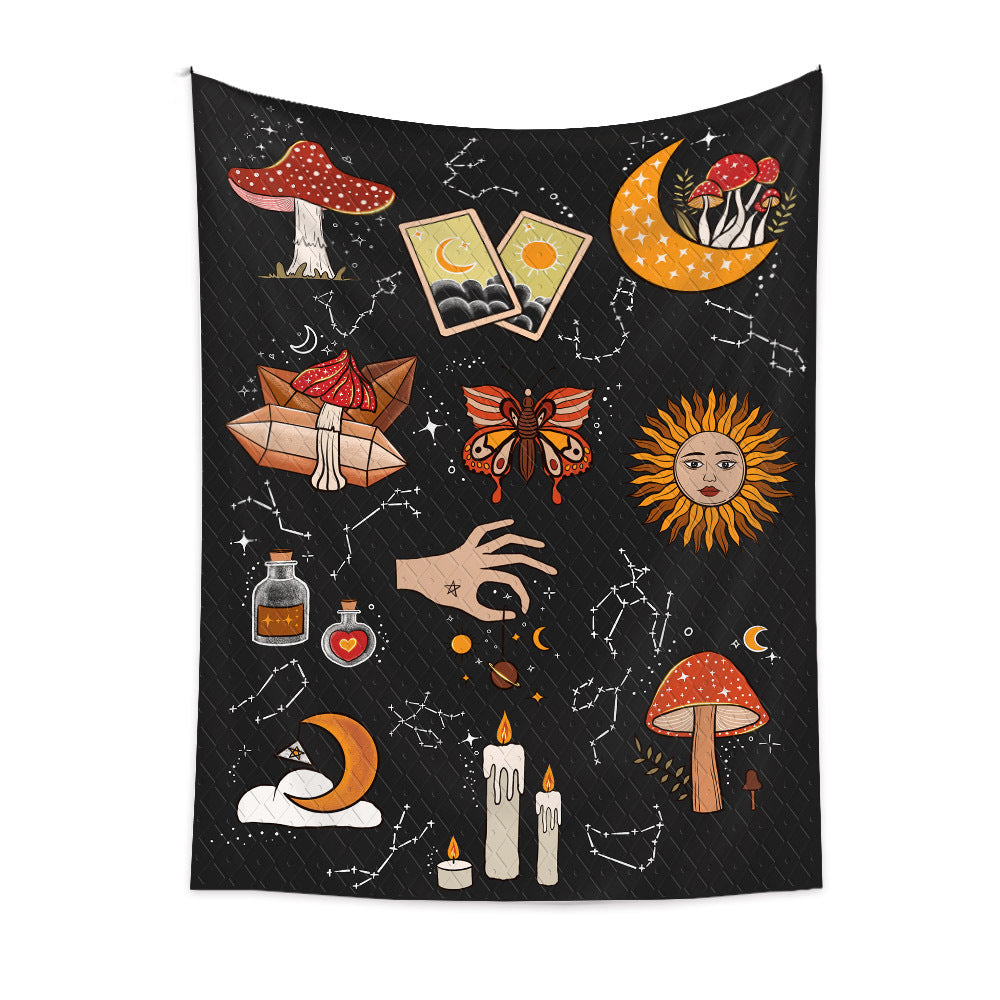 Home Fashion Bohemian Tapestry – Artistic Animal Print Wall Hanging