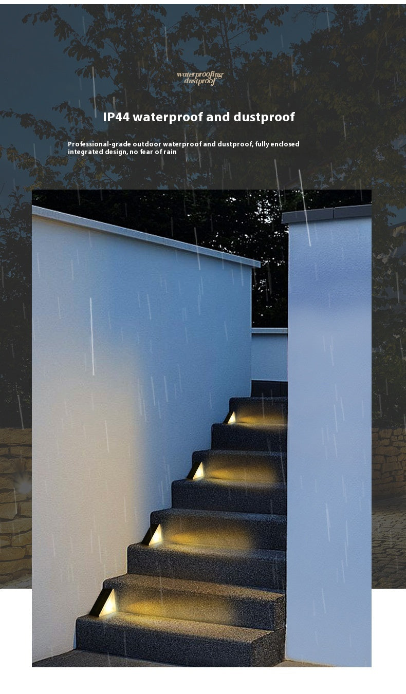 Solar Stairs Courtesy Lamp – Outdoor Waterproof LED Step Light