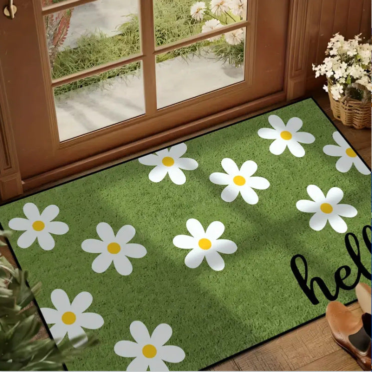 3D Flower New Floor Mat Bathroom Mats Decorative Hallway Door Mat