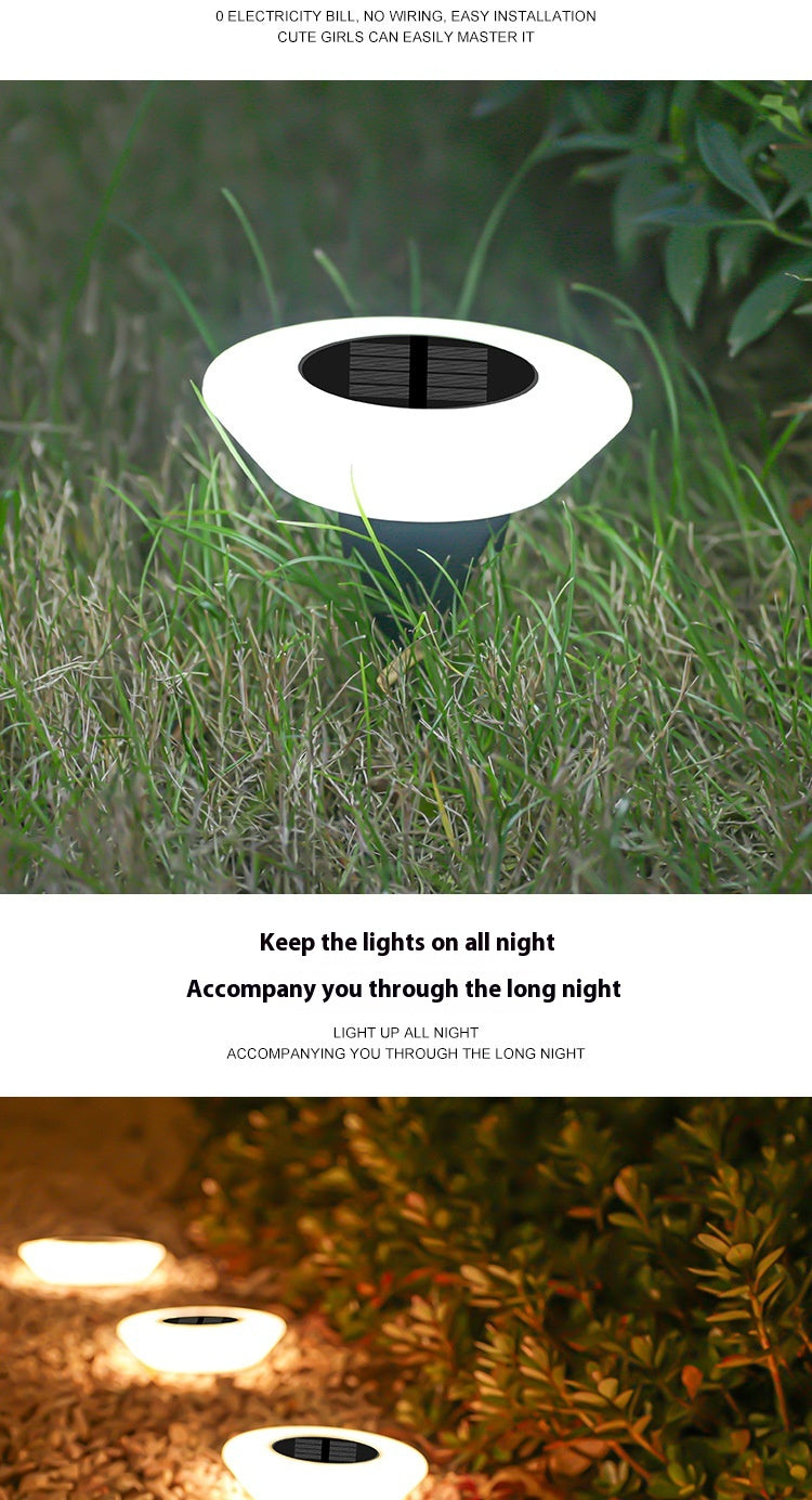 5W Solar Lawn Lamp – Outdoor Rainproof Courtyard Light