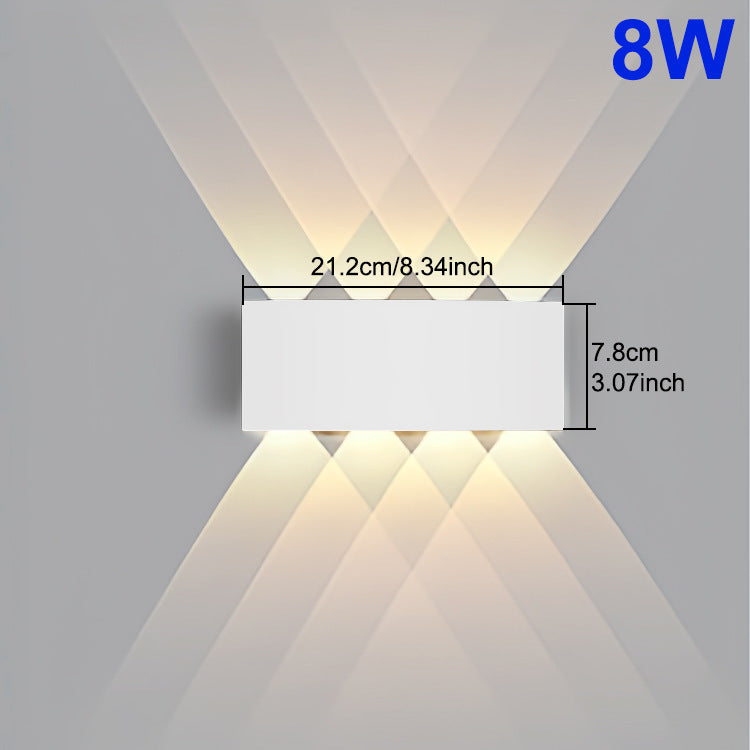 Outdoor LED Telescope Wall Lamp – Waterproof White & Warm Lighting