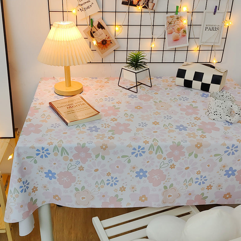 Waterproof And Oil-proof Tablecloth Coffee Table Mats Student Desk Decorative Cloth