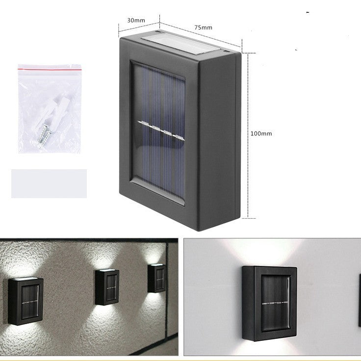 Solar Small Night Outdoor Garden Wall Light – Decorative LED Courtyard Lamp