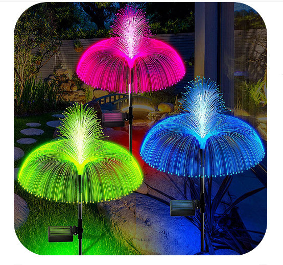 Solar Colorful LED Jellyfish Light for Outdoor Garden Decoration