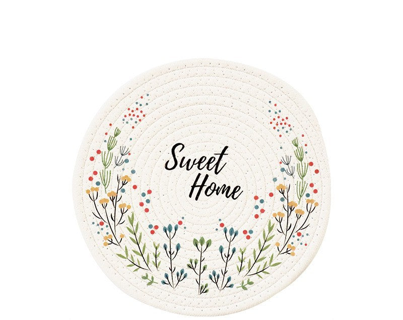 Nordic Cotton Printed Placemat Tray Coaster