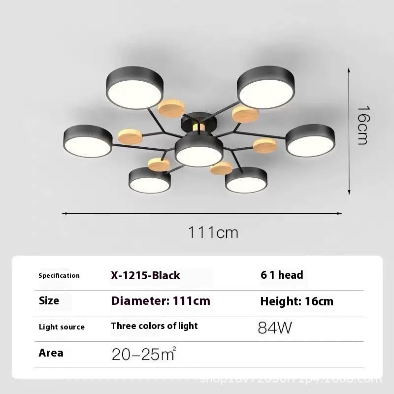 Modern Minimalist LED Ceiling Lamp – Creative Living Room Lighting
