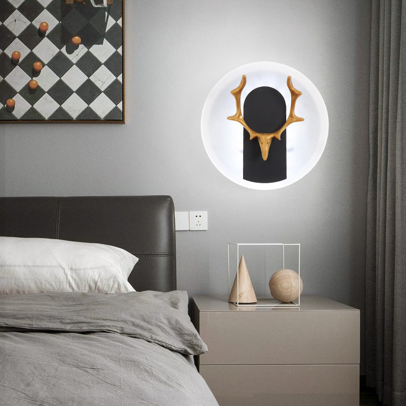 Acrylic Antlers LED Wall Light – Modern Simple Design