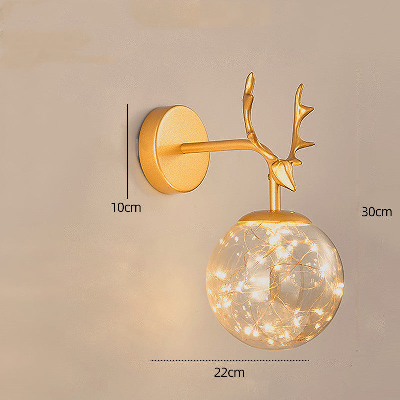 Light Luxury Crystal Lamp – Nordic Style with Stainless Steel Body