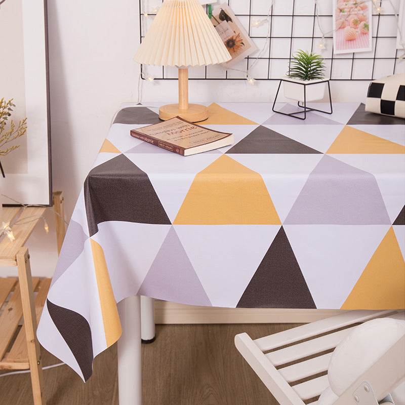 Waterproof And Oil-proof Tablecloth Coffee Table Mats Student Desk Decorative Cloth