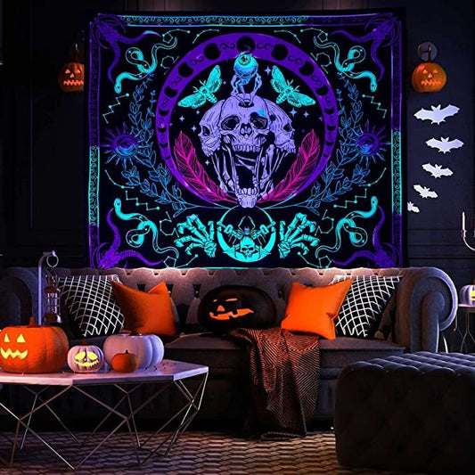 Dorm Wall Decor Tapestry – Geometric Abstract Room Backdrop