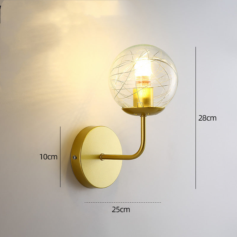Light Luxury Crystal Lamp – Nordic Style with Stainless Steel Body